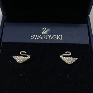 Swarovski Swan Crystal Earrings